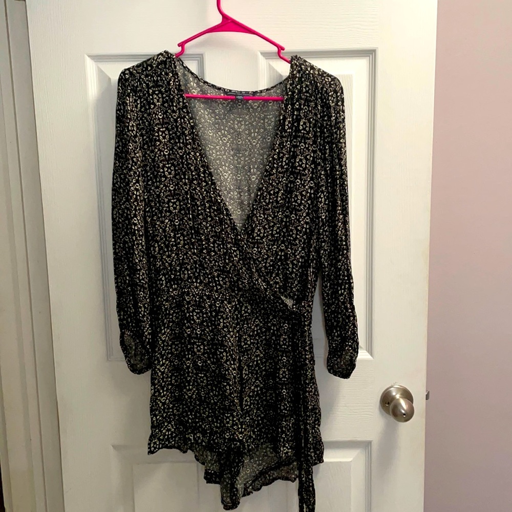 American Eagle Black Romper